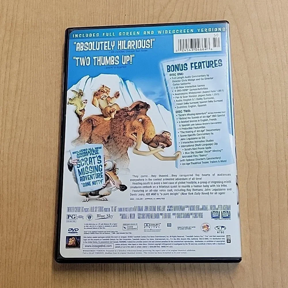 Ice Age vhs and dvds‎